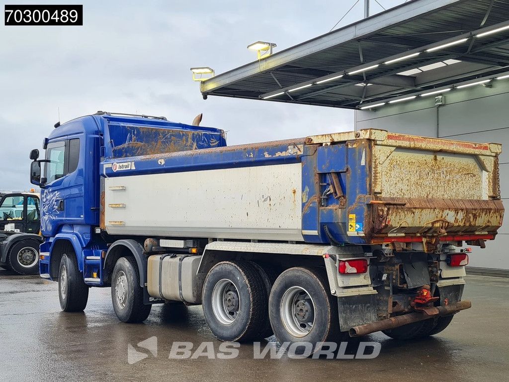 Scania R R580 8X4 14m3 tipper steelsuspension Big-axle Retarder Automatic Euro 6