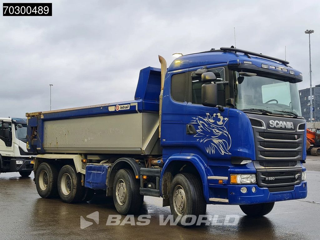 Scania R R580 8X4 14m3 tipper steelsuspension Big-axle Retarder Automatic Euro 6
