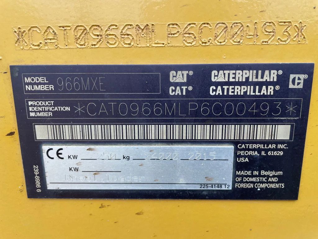 Caterpillar 966M XE Nieuwstaat !! 16.500 uur !! DIREKT INZETBAAR !!