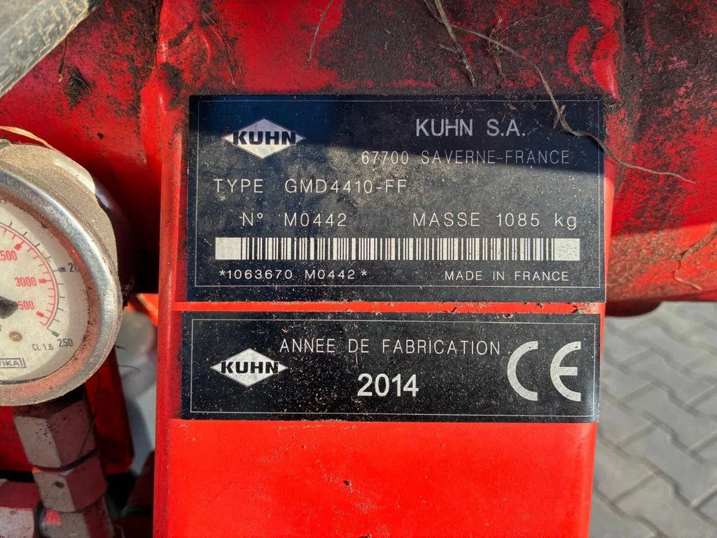 Kuhn GMD 4410 FF GMD 802 F Maai combinatie schijvenmaaier
