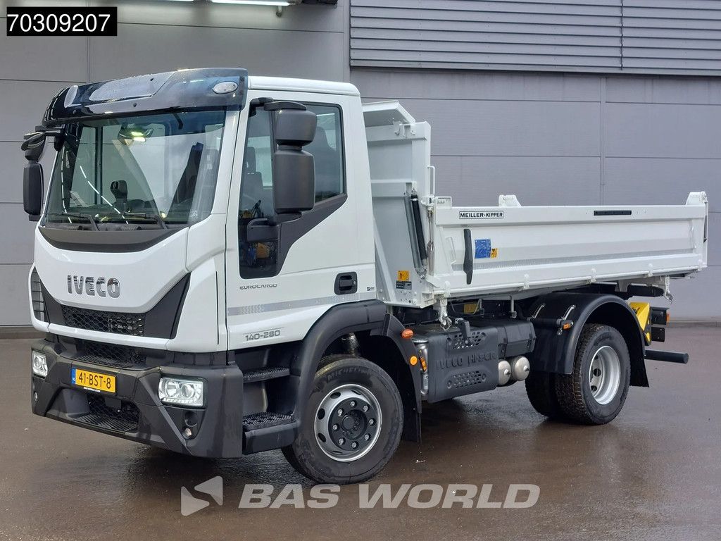 Iveco Eurocargo 140E280 4X2 NL-Truck LOW Mileage 6m3 Meiller 3-Way tipper Steelsuspension Automatic