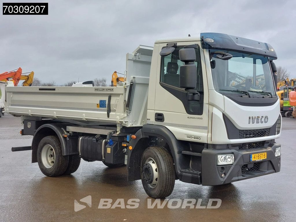 Iveco Eurocargo 140E280 4X2 NL-Truck LOW Mileage 6m3 Meiller 3-Way tipper Steelsuspension Automatic
