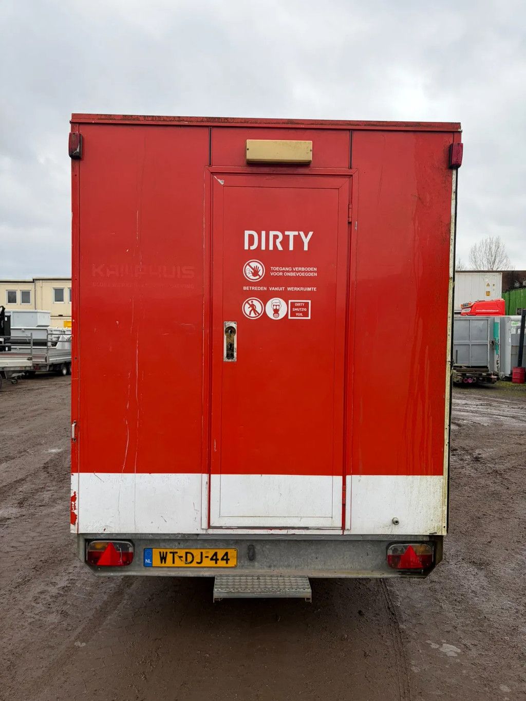 Overige decontaminatie aanhanger Peters