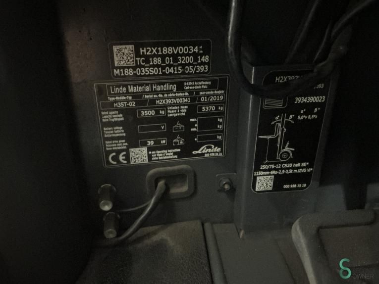 Heftrucks LPG Linde H35T 2019