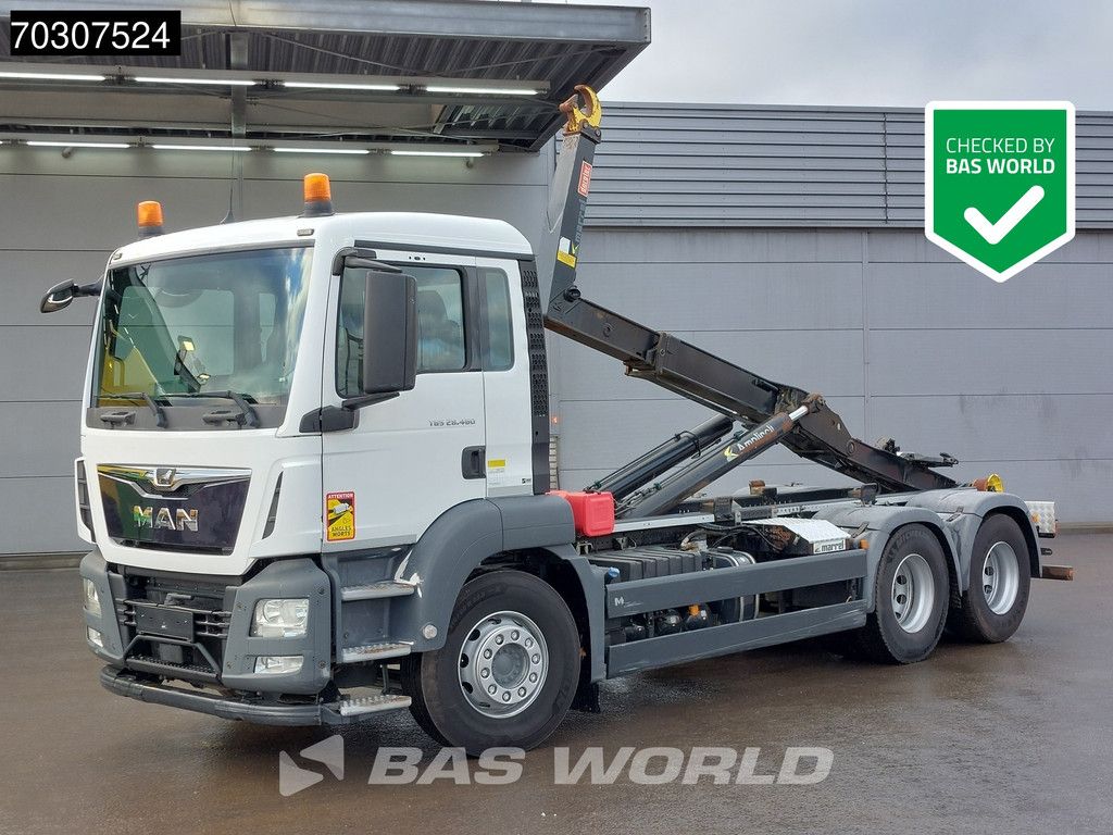 MAN TGX 28.460 6X2 MArrel AL 20 S56 containersystem Automatic Lift-axle Euro 6