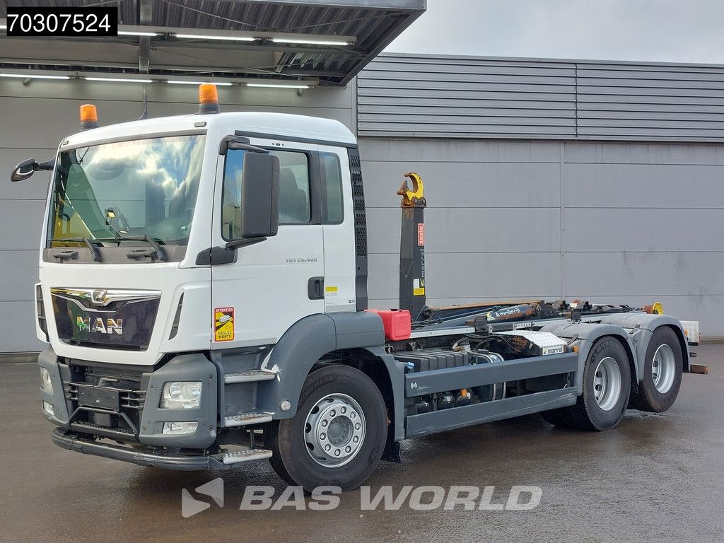 MAN TGX 28.460 6X2 MArrel AL 20 S56 containersystem Automatic Lift-axle Euro 6
