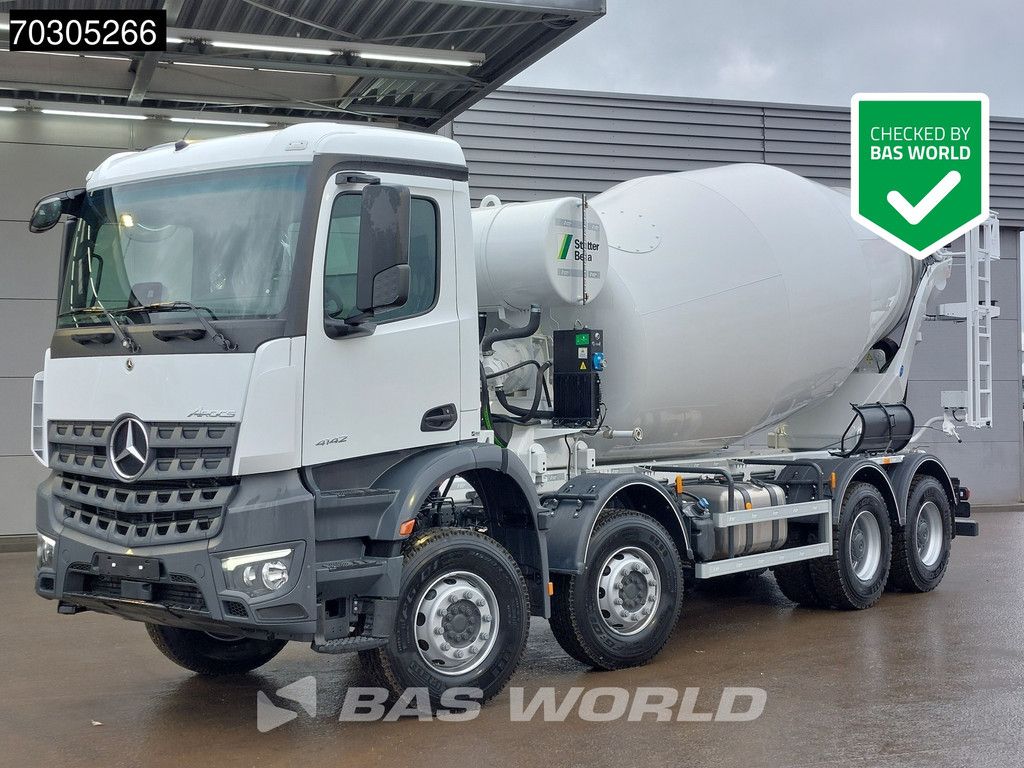 Mercedes Arocs 4142 8X4 NEW! 12m3 Stetter AM12 FHC BL mixer Big-Axle Steelsuspension Euro 6