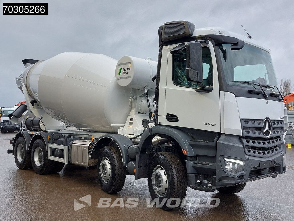 Mercedes Arocs 4142 8X4 NEW! 12m3 Stetter AM12 FHC BL mixer Big-Axle Steelsuspension Euro 6