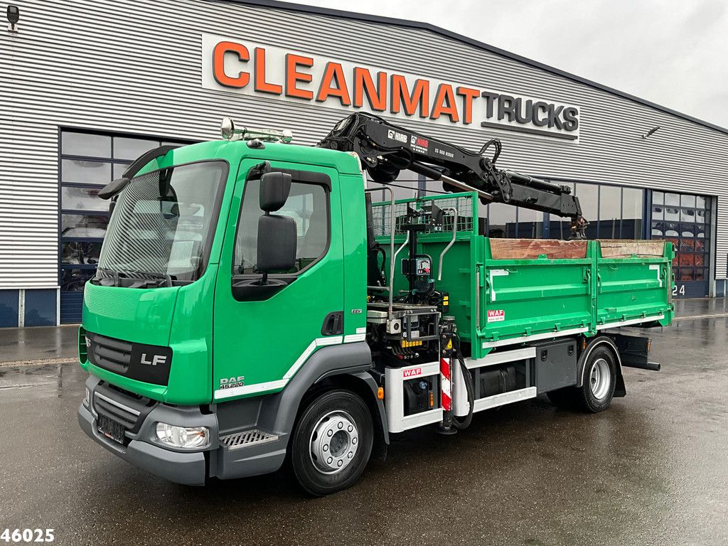 DAF FA 45 LF 220 Hiab 8 Tonmeter laadkraan Just 53.478 km!
