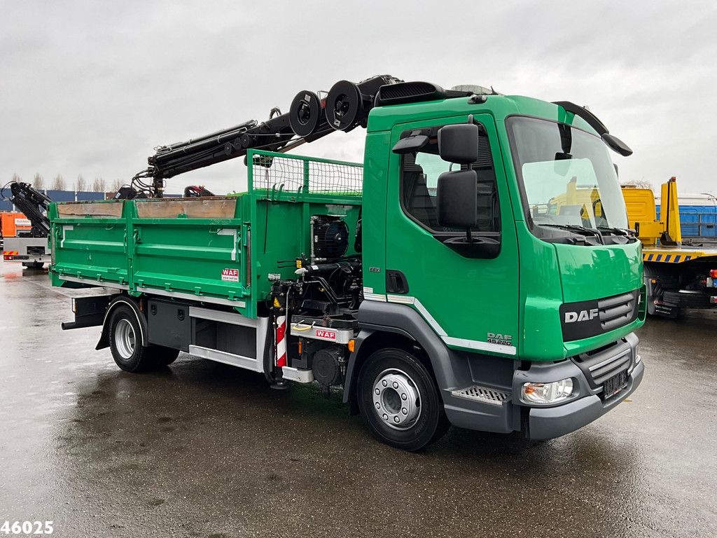 DAF FA 45 LF 220 Hiab 8 Tonmeter laadkraan Just 53.478 km!
