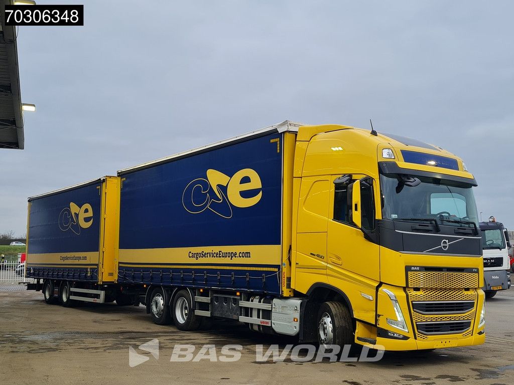 Volvo FH 460 6X2 LNG! Engine Curtainside Combi Sliding roof I-Park Cool VEB+
