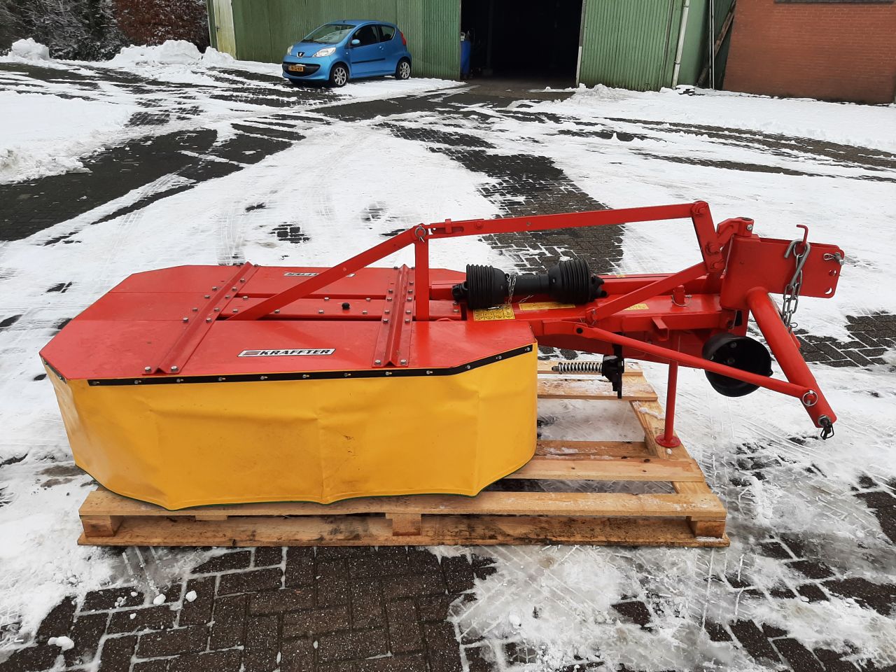 Kraffter cyclomaaier 1,65m voor minitrekker - paar keer gebruikt