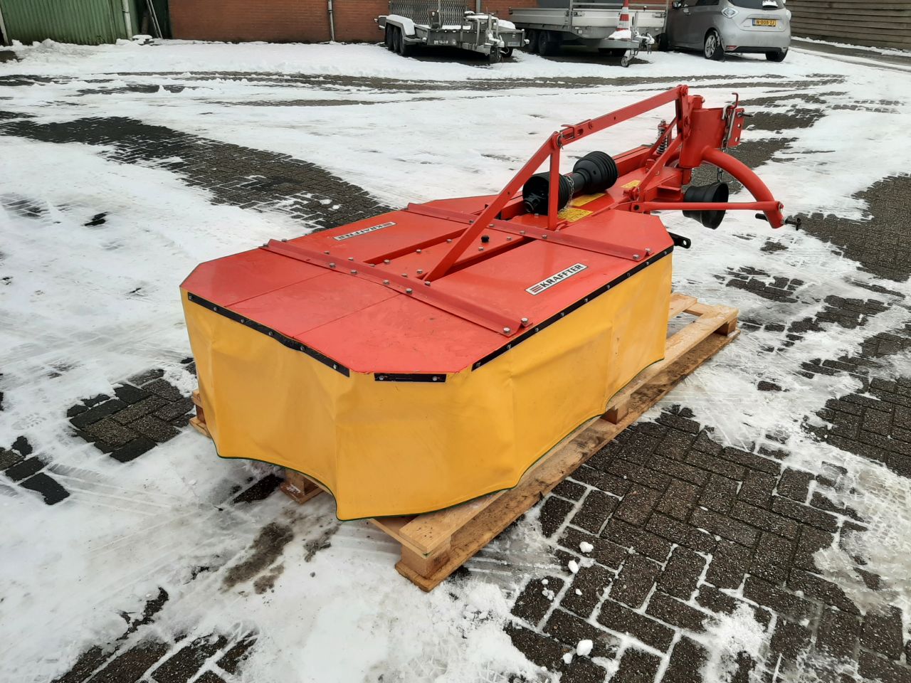 Kraffter cyclomaaier 1,65m voor minitrekker - paar keer gebruikt