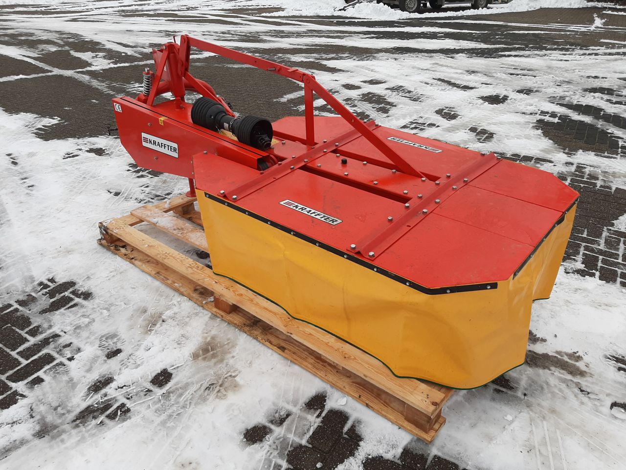 Kraffter cyclomaaier 1,65m voor minitrekker - paar keer gebruikt