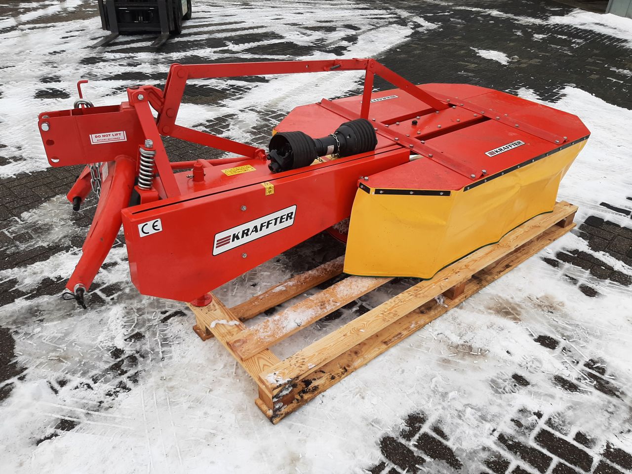 Kraffter cyclomaaier 1,65m voor minitrekker - paar keer gebruikt