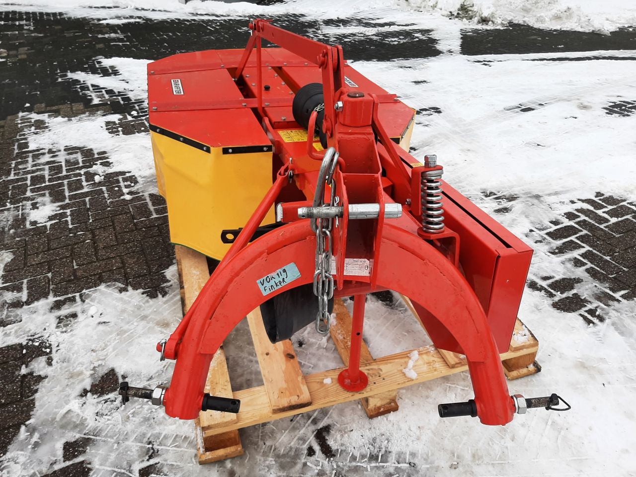 Kraffter cyclomaaier 1,65m voor minitrekker - paar keer gebruikt