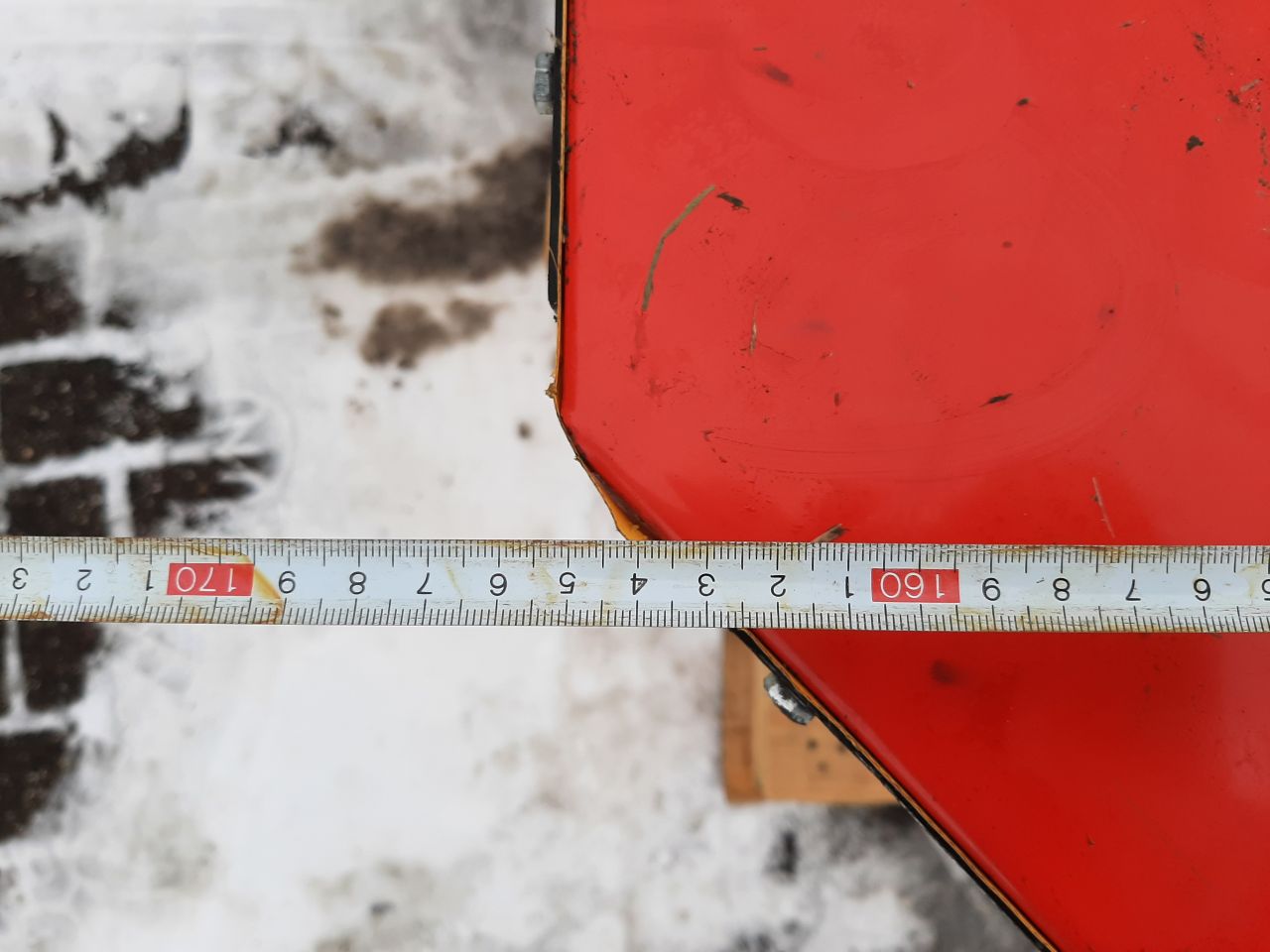 Kraffter cyclomaaier 1,65m voor minitrekker - paar keer gebruikt