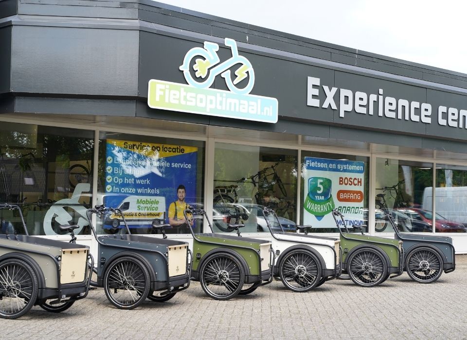 ROYAL CARGO BAKFIETSEN ELEKTRISCHE BAKFIETS + GRATIS ACCESSOIRES