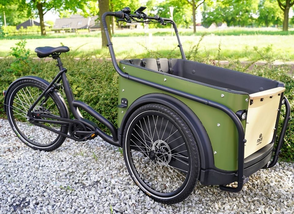 ROYAL CARGO BAKFIETSEN ELEKTRISCHE BAKFIETS + GRATIS ACCESSOIRES