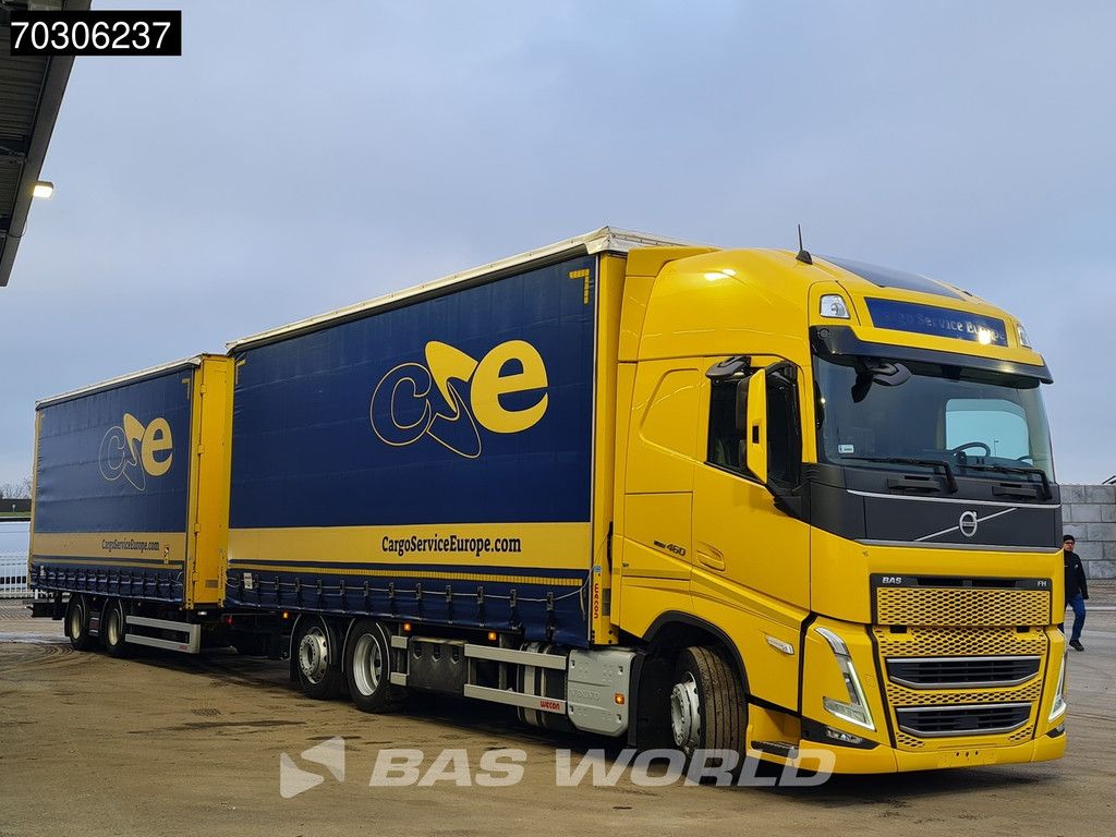 Volvo FH 460 6X2 Curtainsider Combi LNG Engine Sliding roof I-Park cool VEB+