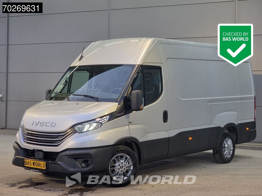 Iveco Daily 35S21 3.0L Automaat 210PK 3,5t Trekhaak ACC LED Camera Parkeersensoren Tacho Euro6 L2 12m3 A/C Towbar