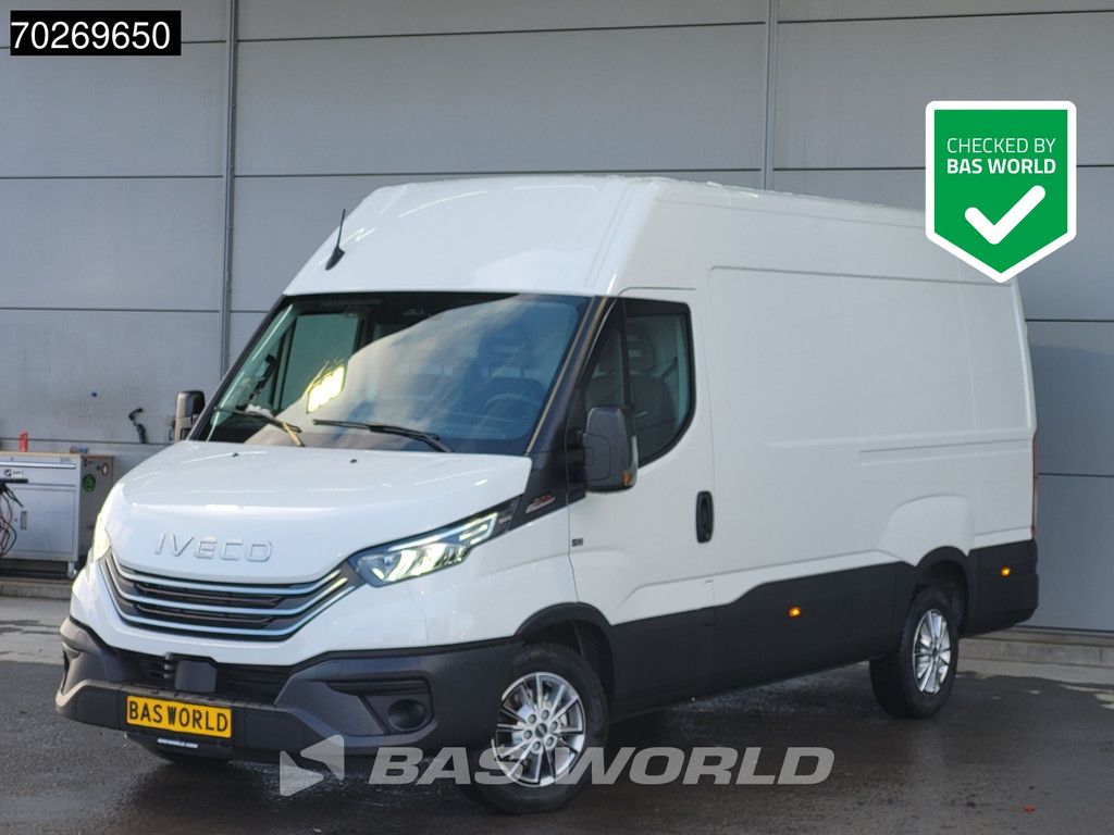 Iveco Daily 35S21 3.0L Automaat 210PK L2H2 3,5t Trekhaak ACC LED Airco Camera Parkeersensoren Tacho CarPlay Euro6 L2 12m3 A/C Towbar