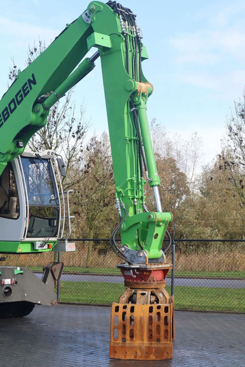 Sennebogen 818 E K9 ULM | SORTING GRAB | GOOD TIRES