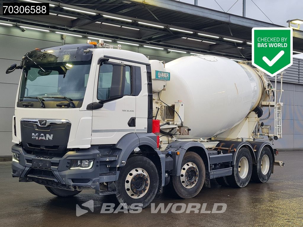 MAN TGS TGS 32.430 8X4 9m3 Imer LT 9-7 HSL Mixer Steelsuspension Automatic Airco Euro 6