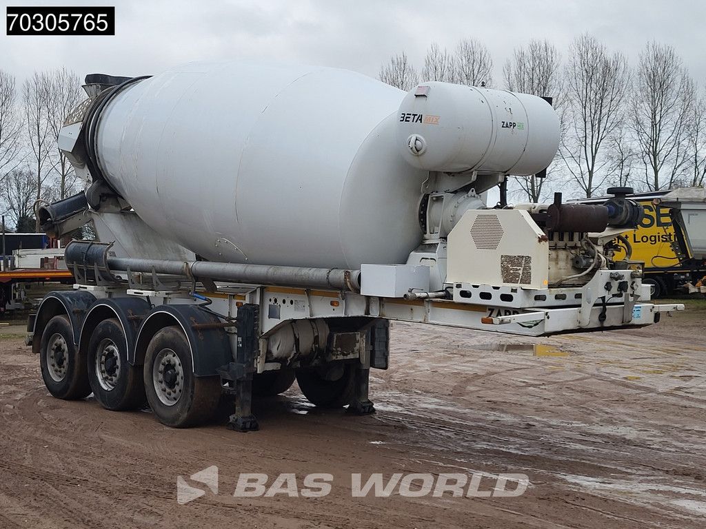 Zappmix 12m3 Lifting Axle Cement