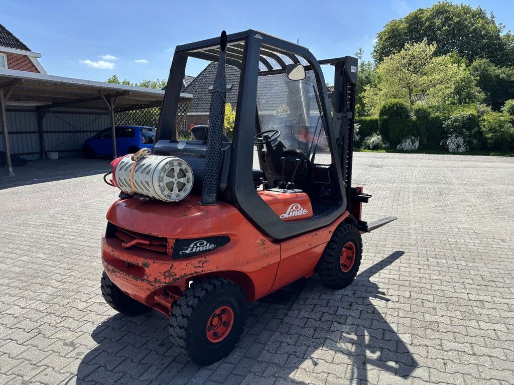 Linde H20T Duplo mast 3.150mm, LPG, SideShift.