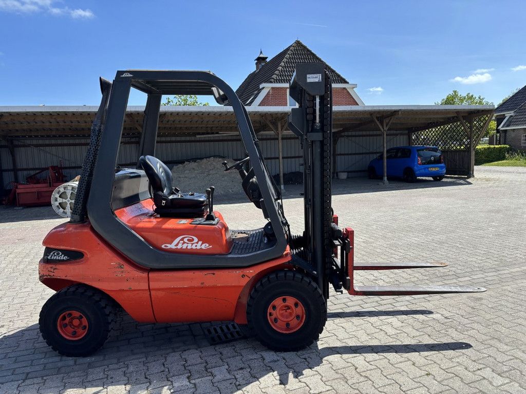 Linde H20T Duplo mast 3.150mm, LPG, SideShift.