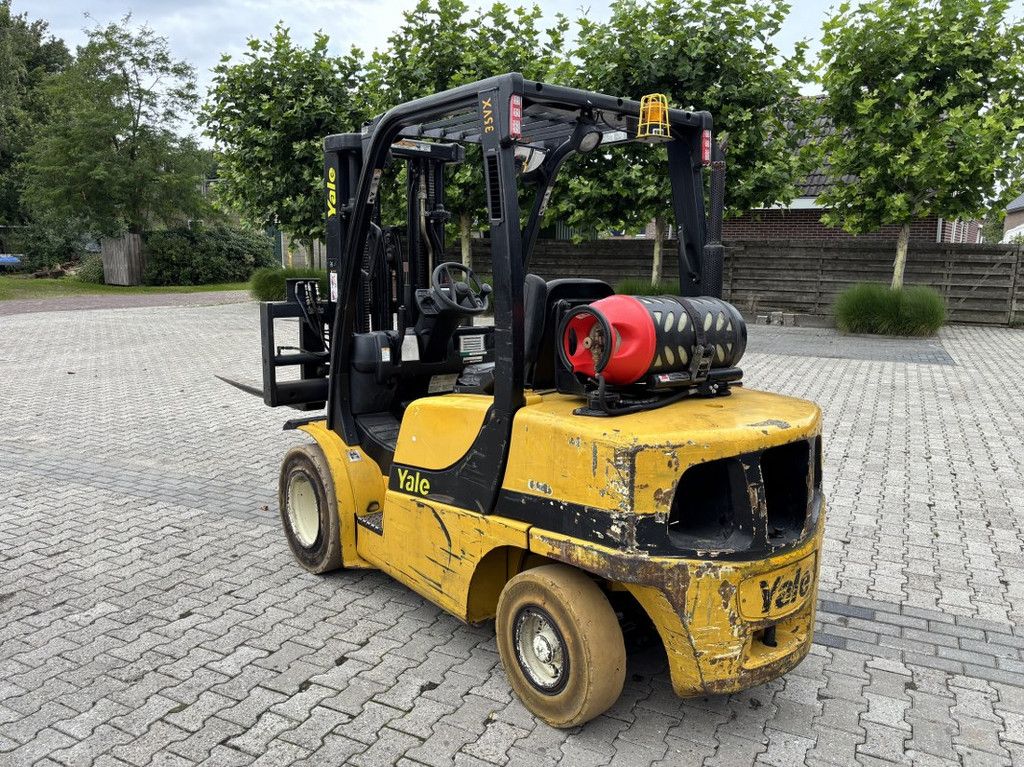 Yale GLP35VX Triplo mast 4.550mm, LPG, Side Shift.