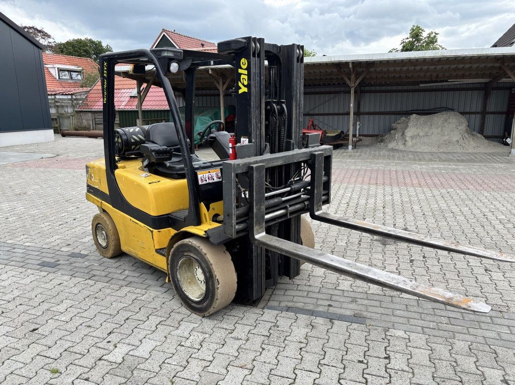 Yale GLP35VX Triplo mast 4.550mm, LPG, Side Shift.