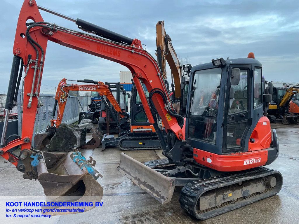 Kubota KX 121-3a 3 Buckets! Airco!