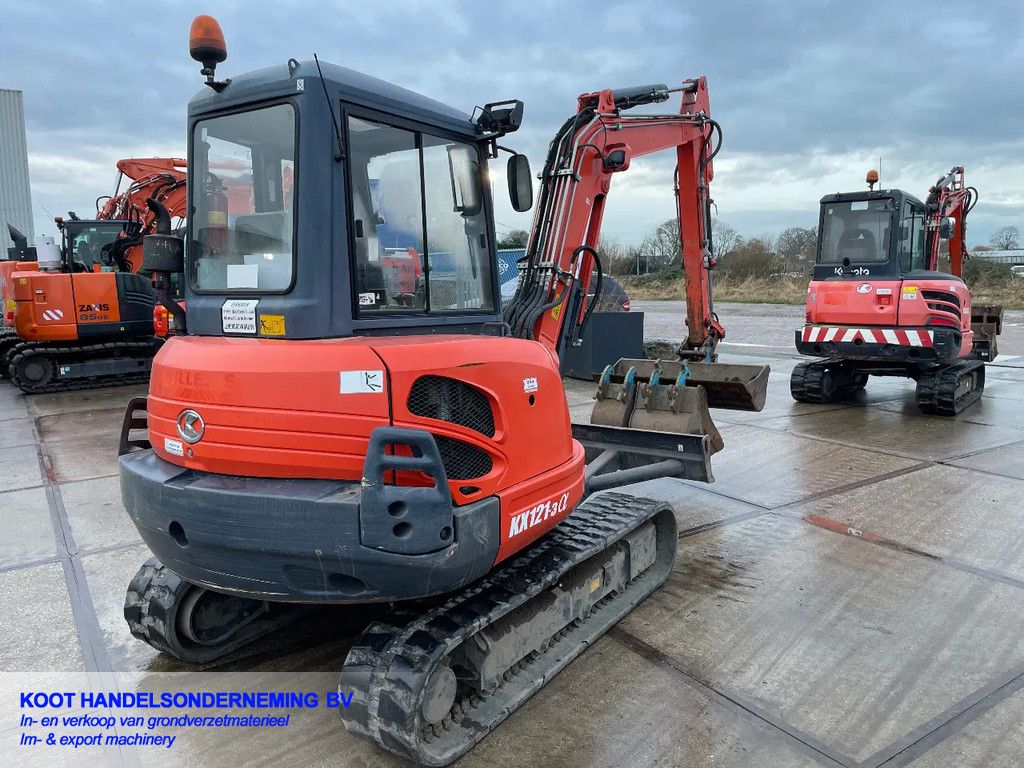 Kubota KX 121-3a 3 Buckets! Airco!