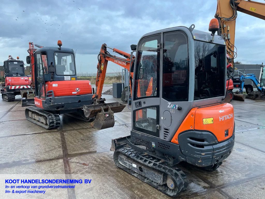Hitachi Zx 18clr Nette machine!