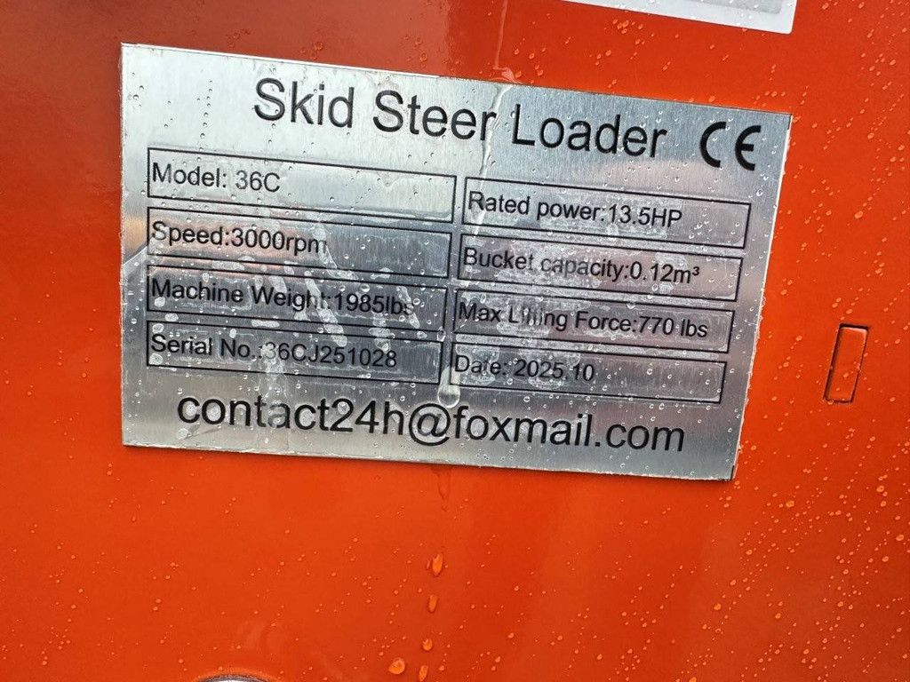 Skid Steer Loader SDLOOL SL 36C Petrol 2025 New