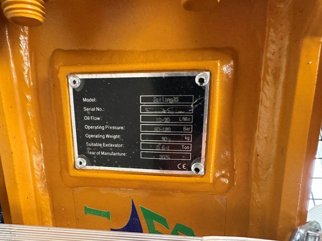 Hydraulic Demolition Hammer Sailing 35 2025 New