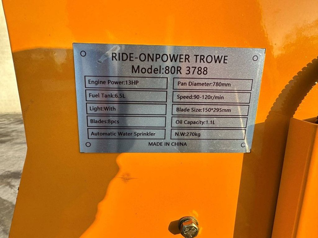 Concrete polishing machine Captok CK-80R 2025 New