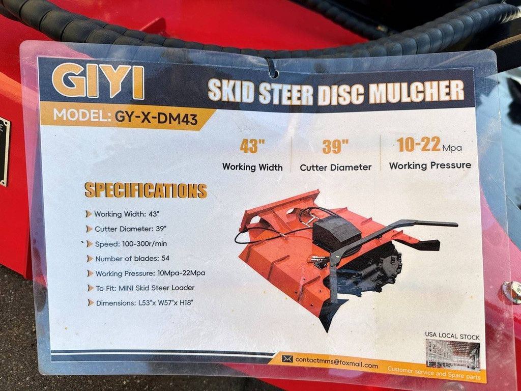 Mulcher GIYI GY-X-DM43 2025 Neu