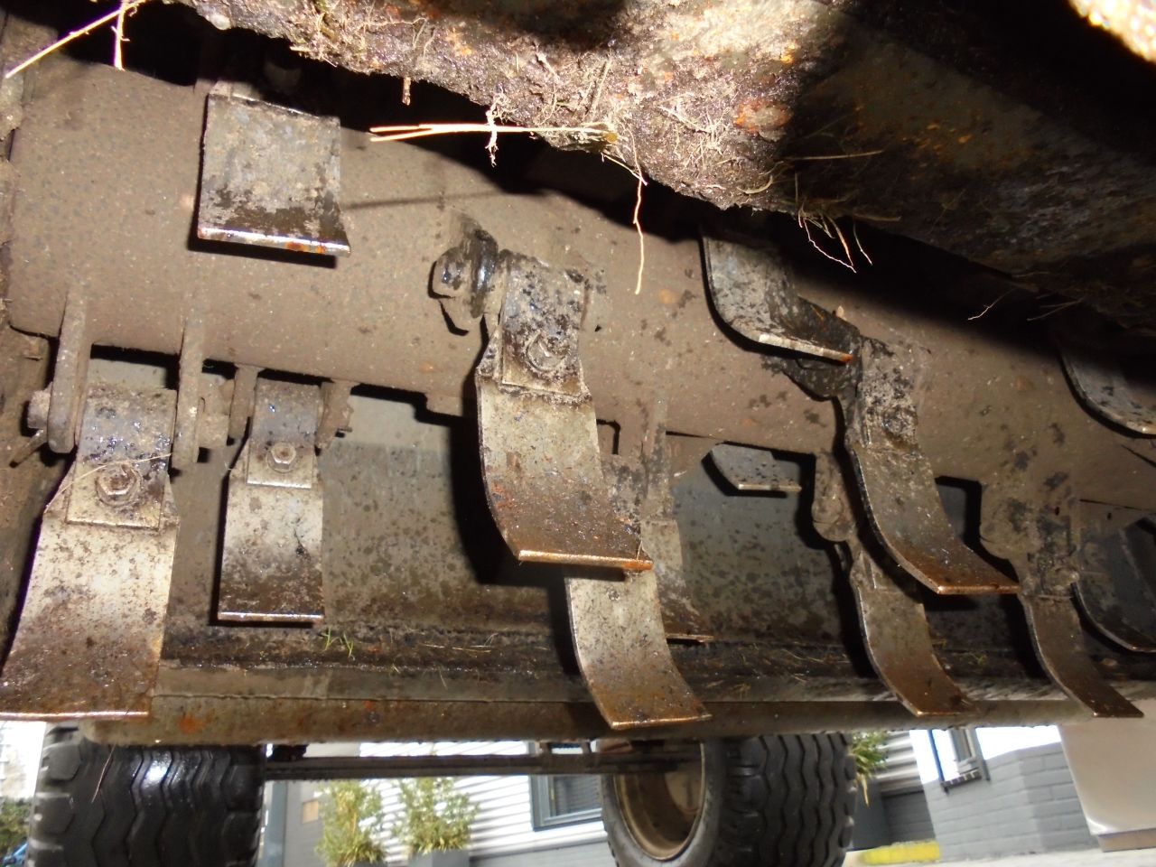 Spragelse maai laadwagen,klepelmaaier