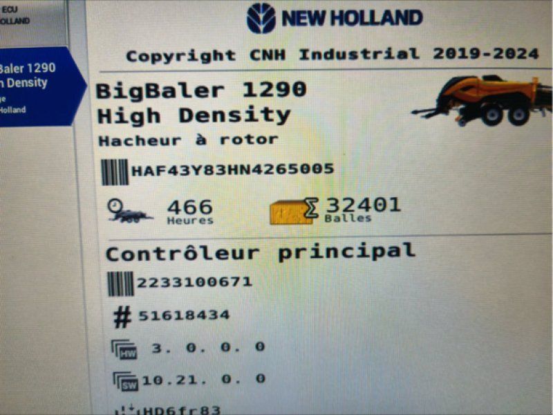 New Holland BB1290HD CRCUTTER