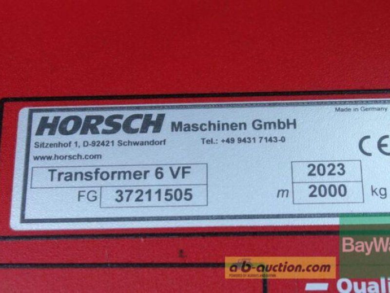 Horsch TRANSFORMER 6 VF