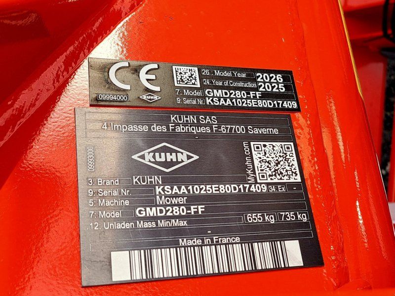 Kuhn GMD 280 FF