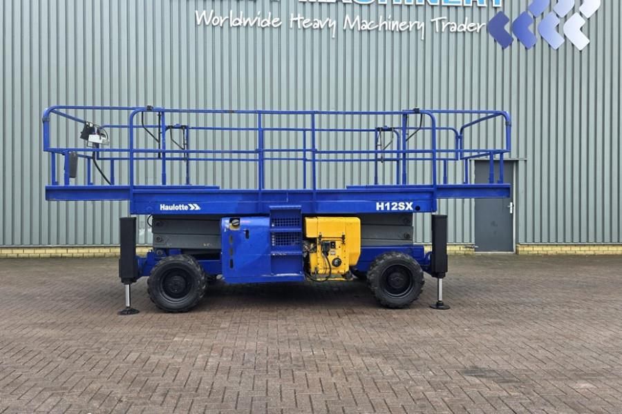 Haulotte H12SX Diesel, 4x4 Drive, 12m Working Height, 700kg