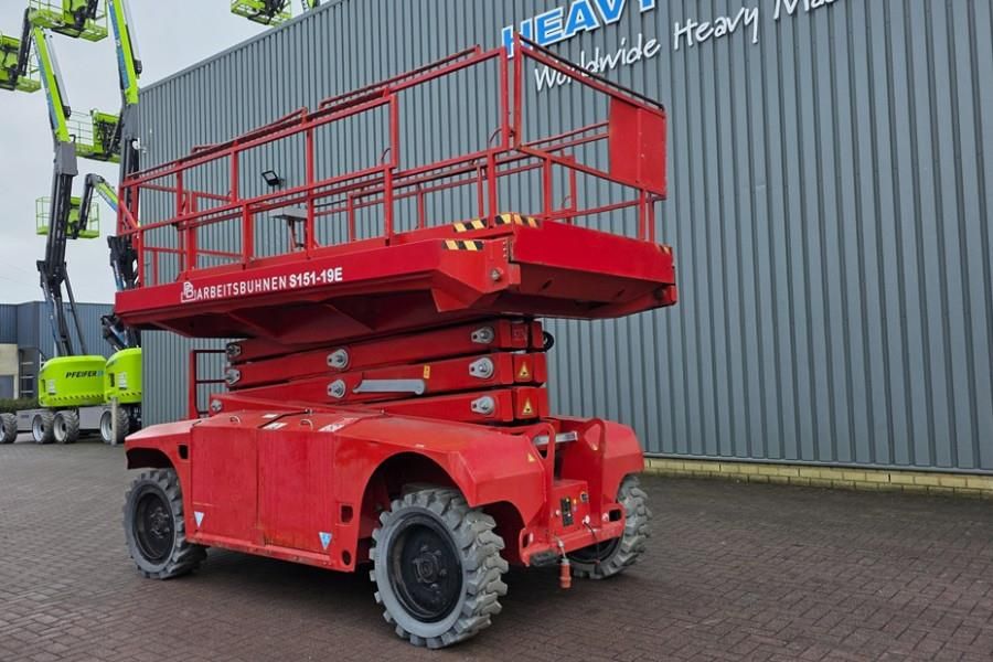 PB Lifttechnik S151-19E 4x4 Electric, 4x4 Drive, 15m Working Heig