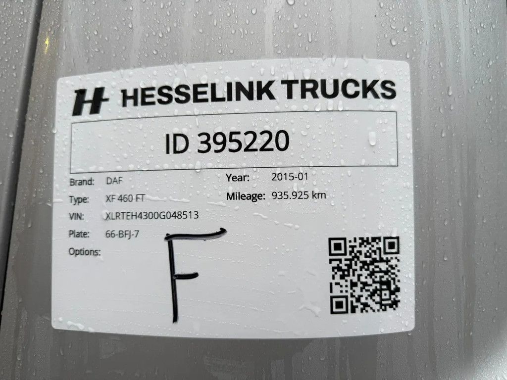 DAF XF 460 SSC Super Space Hydraulic NL Truck