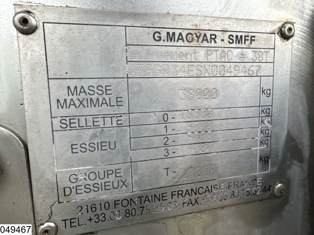 Magyar Chemie ADR, 32550 Liter, 1 Comp