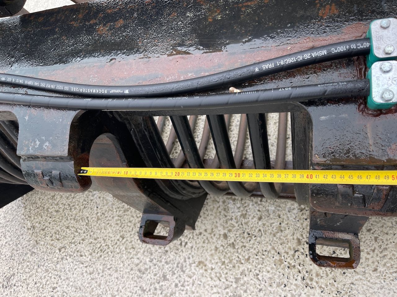 Puinbak met bovenklem 280cm