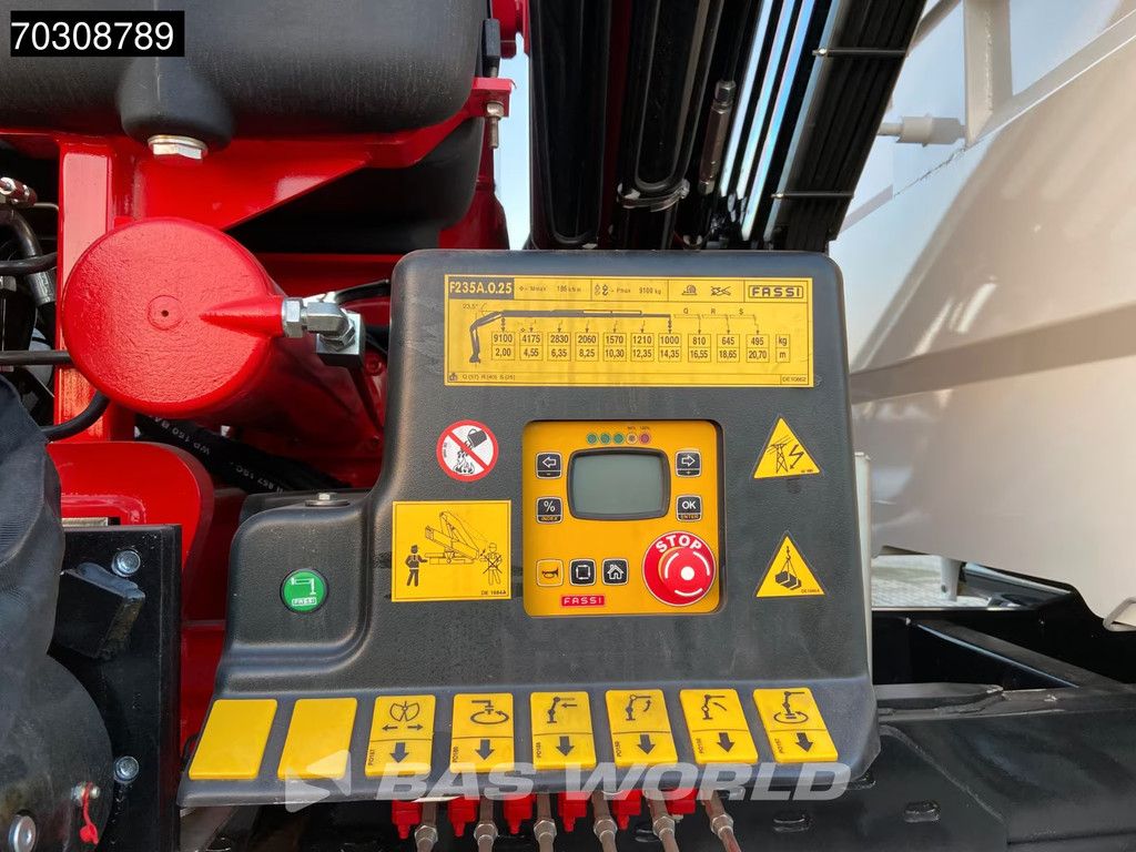 MAN TGS TGS 33.440 6X4 NEW! FASSI F235A.0.25 Kran Crane 11m3 3-way tipper Big-Axle Euro 6